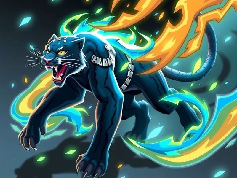 Panther S Energetic Surge Game Banner